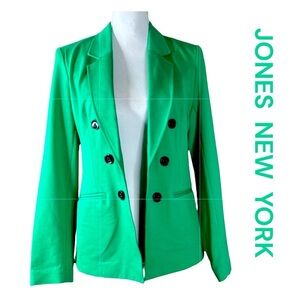 JONES NEW YORK Blazer in Kelly Green, Size S.